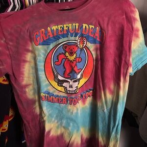 Grateful Dead Summer Tour 1995 Tie-Dye T-Shirt